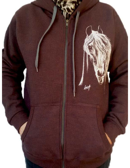 Sweat-shirt - Femme - Cheval espagnol