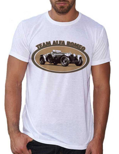 T-shirt Blanc homme - Team Alfa Romeo
