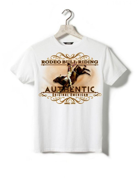 T-shirt blanc - Enfant - Rodeo sur torro