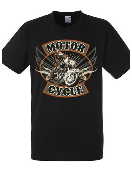 T-shirt noir homme Moto Américaine Indian