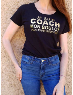 T-shirt avec marquage - Je suis Coach