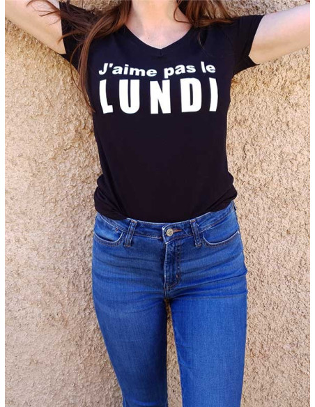 T-shirt - J'aime pas le Lundi