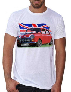 T-shirt homme avec une Austin Mini Cooper