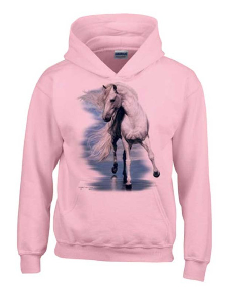 Sweat Shirt Enfant - Cheval au bord de mer