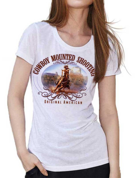 T-shirt femme - Cowboy Mounted Shooting