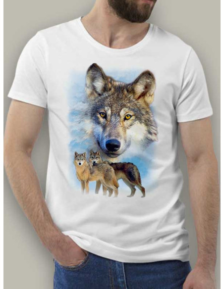 T-shirt meute de loups