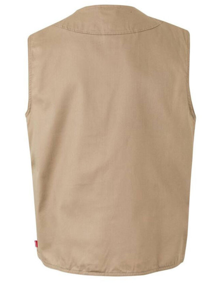Gilet beige dos