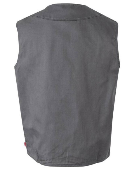 Gilet gris dos