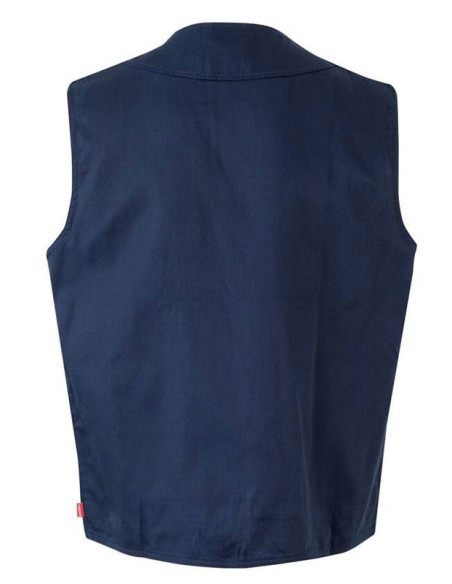 Gilet bleu marine dos