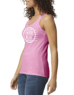 Débardeur rose country 2