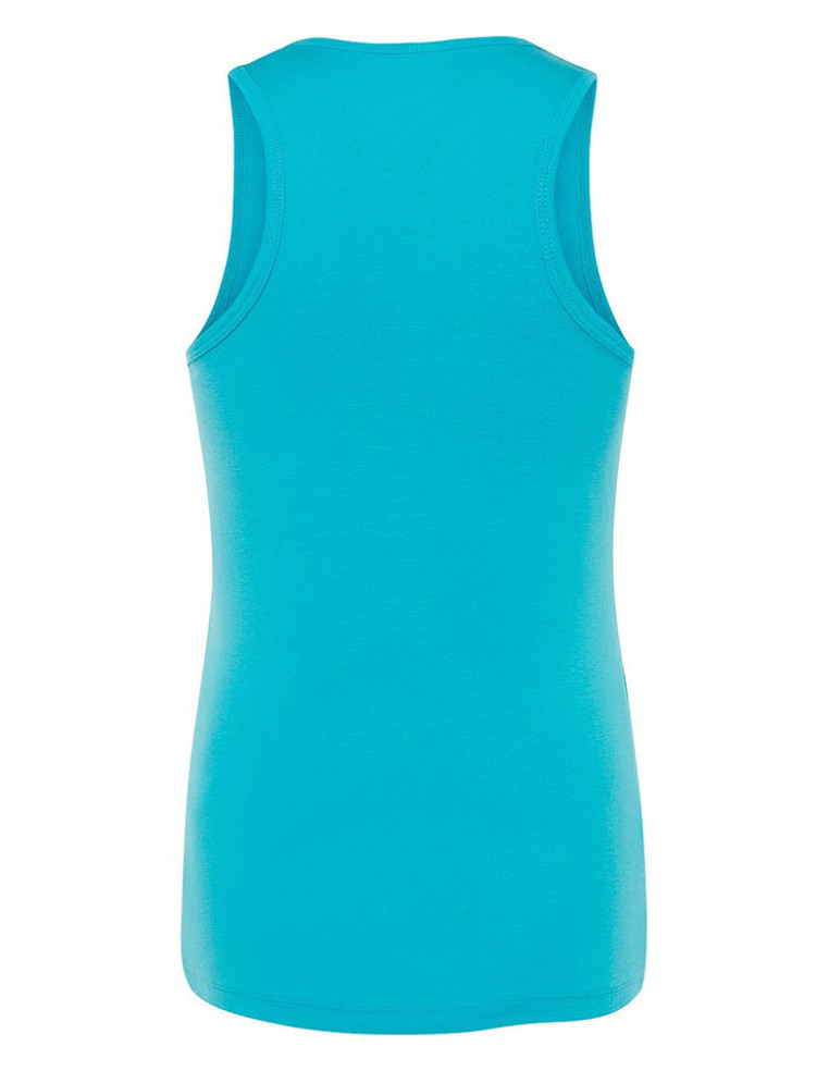 Débardeur turquoise dos.
