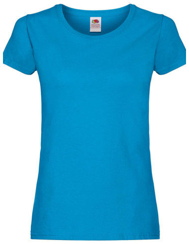 T-shirt bleu turquoise devant