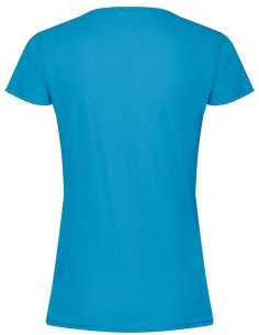 T-shirt bleu turquoise devant 2