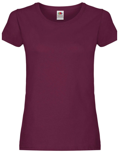 T-shirt bordeaux devant