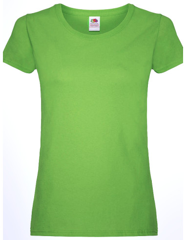 T-shirt vert lime devant