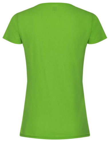 T-shirt vert lime dos