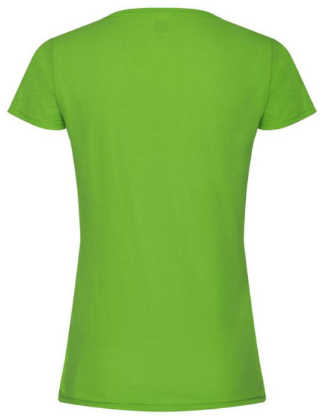 T-shirt vert lime dos