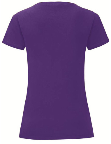 T-shirt violet dos