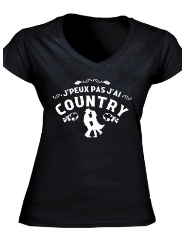 T-shirt country femme.