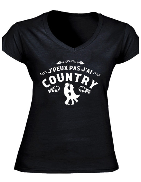 T-shirt country femme.