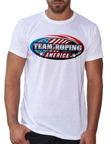 Tee shirt homme "Team Roping"